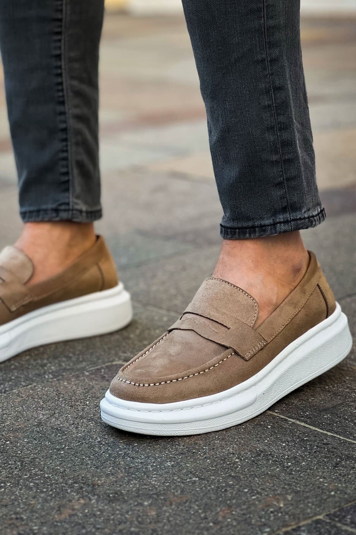 RS615 - Lüx Süet Erkek Ayakkabı VIZON