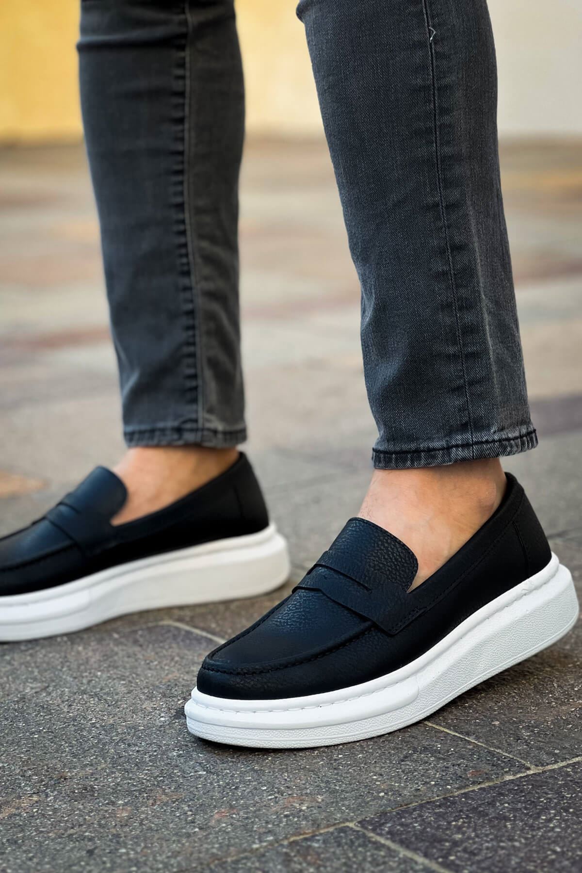 Robert - RS615 Siyah  Erkek Loafer Ayakkabı SIYAH