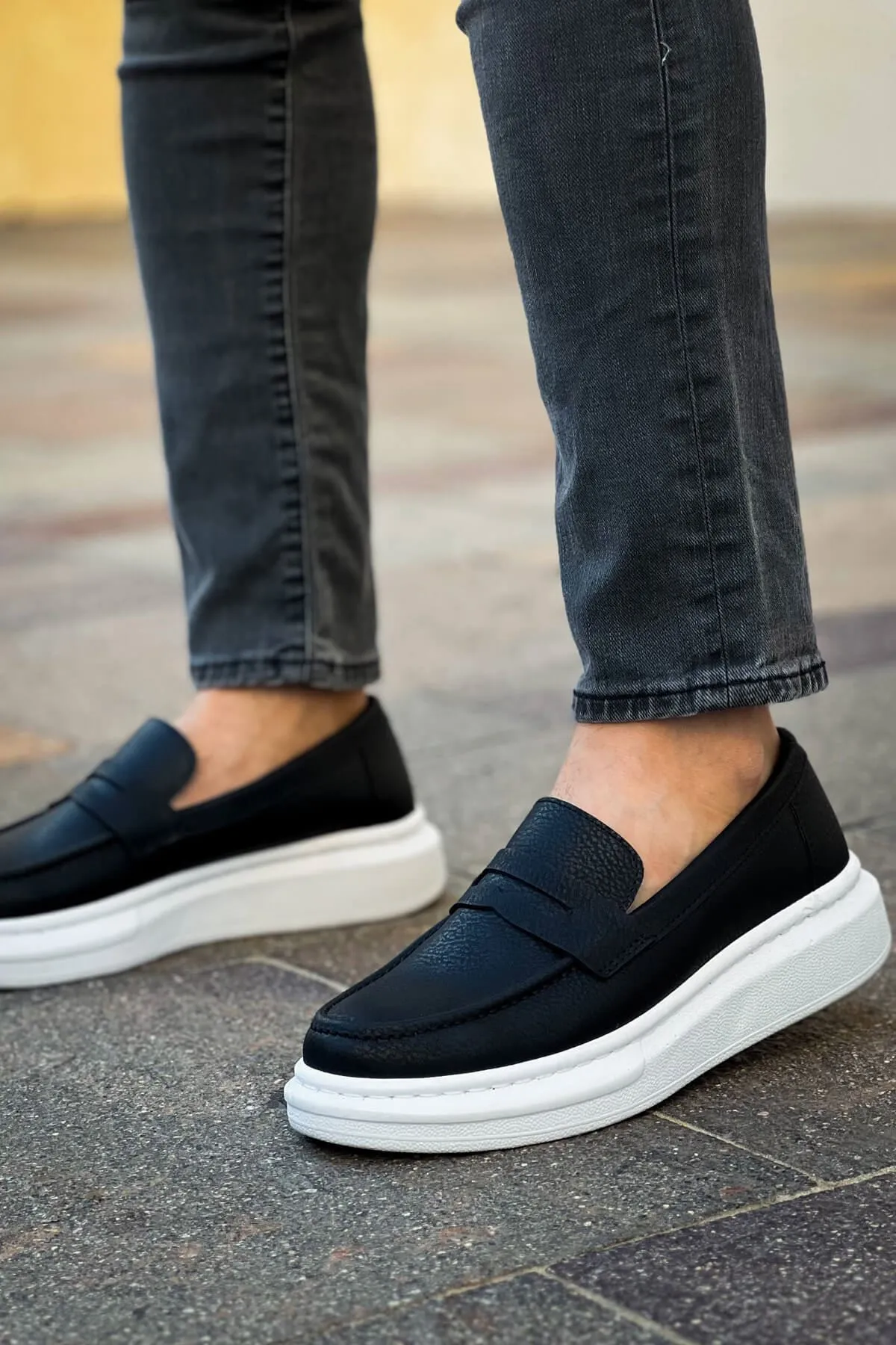 Robert - RS615 Siyah Erkek Loafer Ayakkabı SIYAH