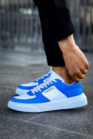 CH087 - FBT Kenton Erkek Ayakkabı BEYAZ/MAVI