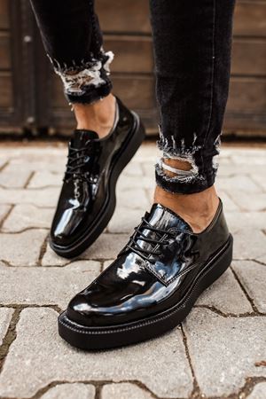 CH001 - RST Classic Lace Erkek Ayakkabı SIYAH