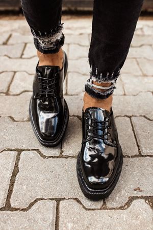 CH001 - RST Classic Lace Erkek Ayakkabı SIYAH