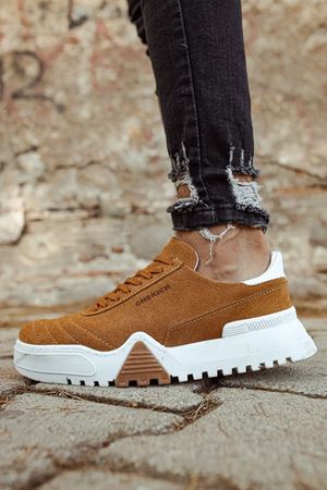 CH037 - SBT Erkek Ayakkabı TABA/BEYAZ