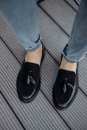 CH002 - CST Loafer Pelle Erkek Ayakkabı SIYAH