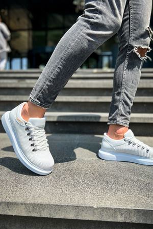 CH021 - CBT Favo Erkek Ayakkabı BEYAZ