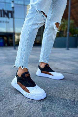 CH115 - CBT Literide Erkek Ayakkabı BEYAZ/TABA/SIYAH