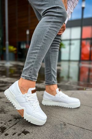 CH067 - GBT Warrem Erkek Ayakkabı BEYAZ / BEYAZ