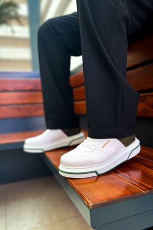 CH075 - CBT Signature Erkek Ayakkabı BEYAZ / HAKI