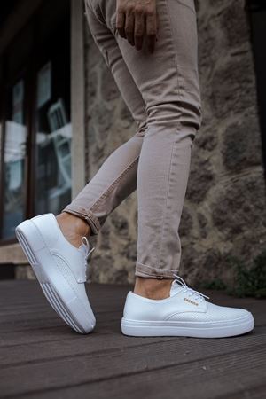 CH061 - CBT Rex Erkek Ayakkabı BEYAZ