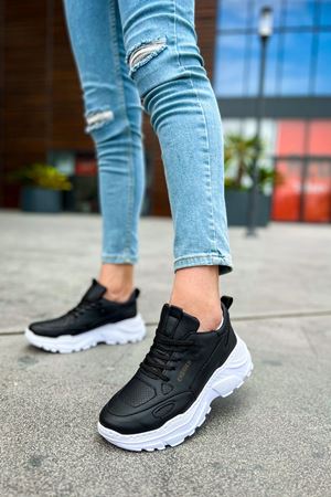 CH089 - CBT Low Top Lace Up Erkek Ayakkabı SIYAH