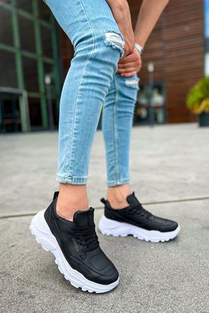 CH089 - CBT Low Top Lace Up Erkek Ayakkabı SIYAH