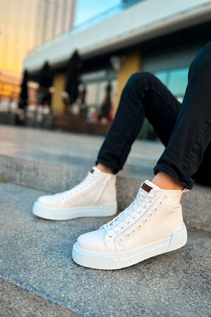 CH167 - GBT Blazer Erkek Bot BEYAZ / BEYAZ