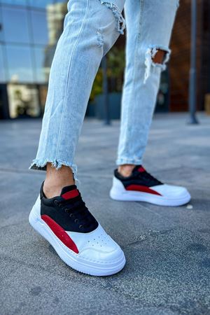 CH115 - CBT Literide Erkek Ayakkabı BEYAZ/KIRMIZI/SIYAH