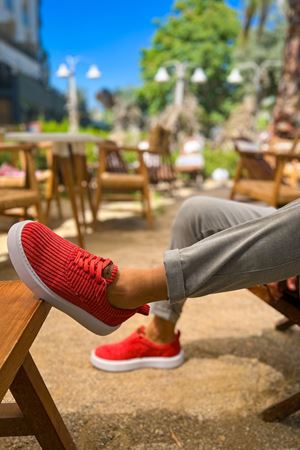 CH173 - KBT Velluto Erkek Ayakkabı KIRMIZI