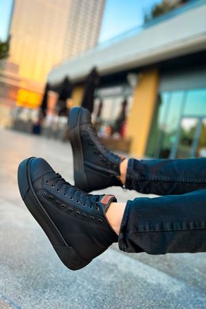 CH167 - GST Blazer Erkek Bot SIYAH/SIYAH