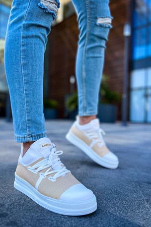 CH219 - CBT Laser Erkek Ayakkabı BEYAZ