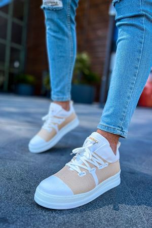 CH219 - CBT Laser Erkek Ayakkabı BEYAZ