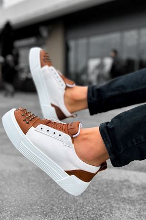 CH169 - CBT Thorn Erkek Ayakkabı TABA/BEYAZ