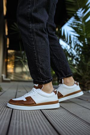 CH201 - CBT Hercules Erkek Ayakkabı TABA/BEYAZ