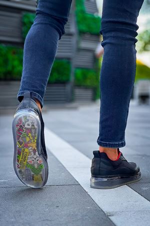 CH181 - RRT İpekyol  Erkek Ayakkabı SIYAH - KIRMIZI