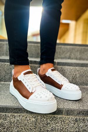 CH169 - CBT Thorn Erkek Ayakkabı BEYAZ/TABA