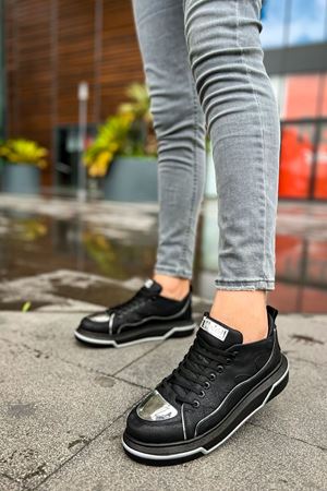 CH183 - CST Jet Setter Mirror  Erkek Ayakkabı SIYAH/GUMUS