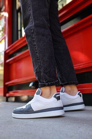 CH201 - CBT Hercules Erkek Ayakkabı ANTRASIT/BEYAZ