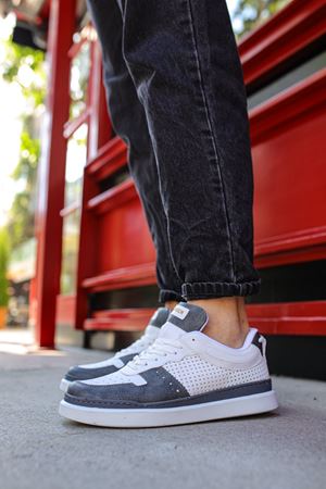 CH201 - CBT Hercules Erkek Ayakkabı ANTRASIT/BEYAZ