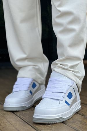 CH2410 - CBT Avax  Erkek Spor Ayakkabı BEYAZ/MAVI