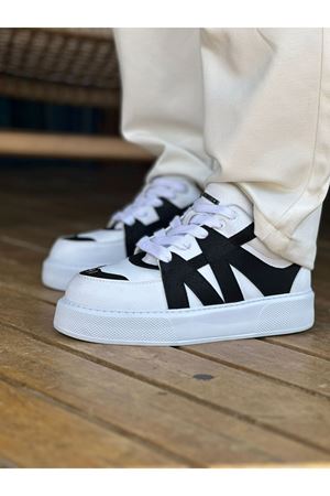 CH2407 - CBT Star-X Erkek Spor Ayakkabı BEYAZ/SIYAH