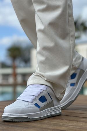 CH2410 - CBT Avax  Erkek Spor Ayakkabı BEYAZ/MAVI