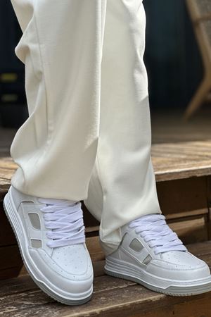 CH2410 - CBT Avax  Erkek Spor Ayakkabı BEYAZ/GRI