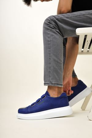 CH251 - CBT Mirror Erkek Ayakkabı Sax MavI