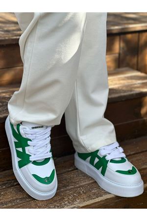 CH2407 - CBT Star-X Erkek Spor Ayakkabı BEYAZ/YESIL