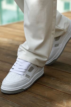 CH2410 - CBT Avax  Erkek Spor Ayakkabı BEYAZ/GRI