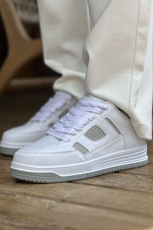 CH2410 - CBT Avax  Erkek Spor Ayakkabı BEYAZ/GRI