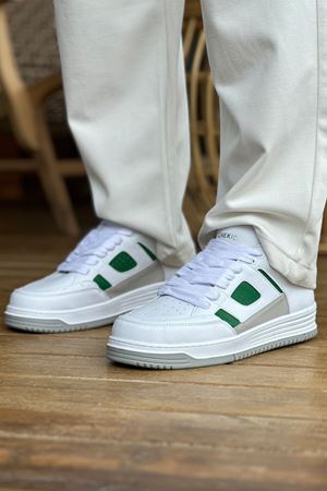 CH2410 - CBT Avax  Erkek Spor Ayakkabı BEYAZ/YESIL