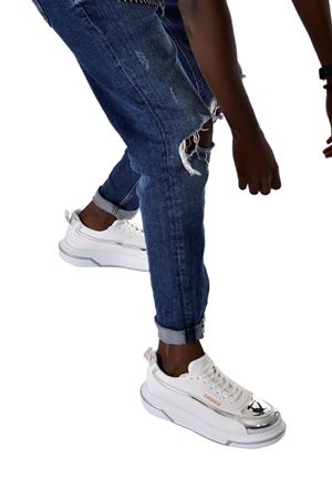 CH241 - CBT Signature Line Up Erkek Ayakkabı BEYAZ/GUMUS