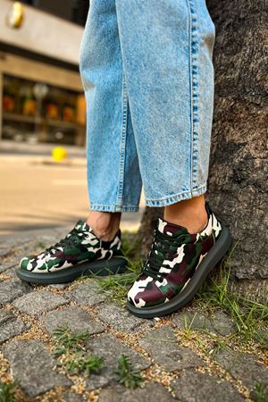 CH252 - RRT Printed Erkek Ayakkabı 306 YESIL KAMUFLAJ