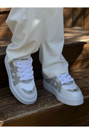 CH2407 - CBT Star-X Erkek Spor Ayakkabı BEYAZ/GRI