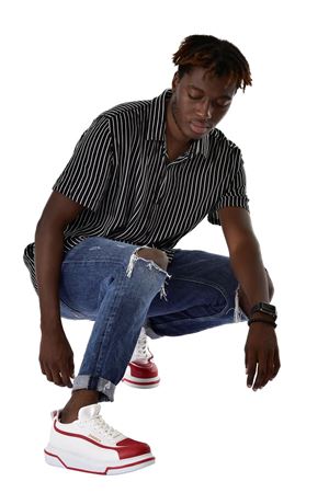 CH241 - CBT Signature Line Up Erkek Ayakkabı KIRMIZI / BEYAZ