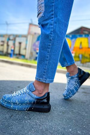 CH254 - CBT Pittura Erkek Ayakkabı 531 GRI / SIYAH SPLUSH