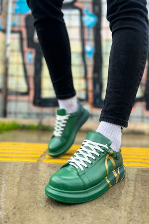 CH254 - CBT Pittura Erkek Ayakkabı 491 YESIL / KOYU YESIL V