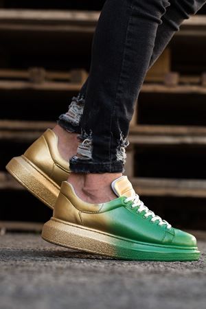 CH254 - CBT Pittura Erkek Ayakkabı 428 YESIL / SARI