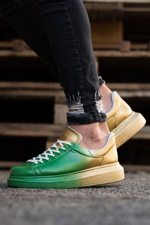 CH254 - CBT Pittura Erkek Ayakkabı 428 YESIL / SARI