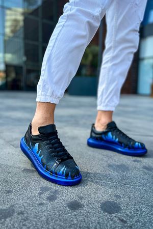 CH254 - CST Pittura Erkek Ayakkabı 534 MAVI ALEV