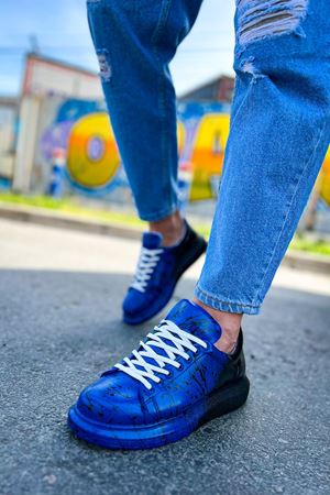 CH254 - CBT Pittura Erkek Ayakkabı 545 MAVI SIYAH SPLUSH