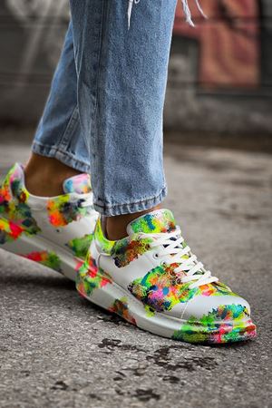 CH254 - CBT Pittura Erkek Ayakkabı 550 COLORFULL