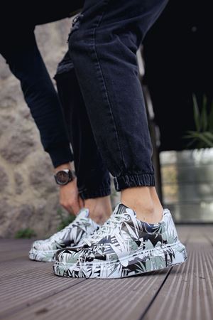 CH255 - CBT Colorfull Erkek Ayakkabı SIYAH RENKLI