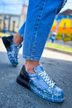 CH254 - CBT Pittura Erkek Ayakkabı 531 GRI / SIYAH SPLUSH